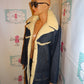 Vintage Roebuck Jean Cream Jacket Size 1x