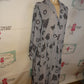 Vintage Jerry Lurie Gray/Black Letter Dress Size L