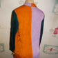 Farm Colorful Colorblock Top size M
