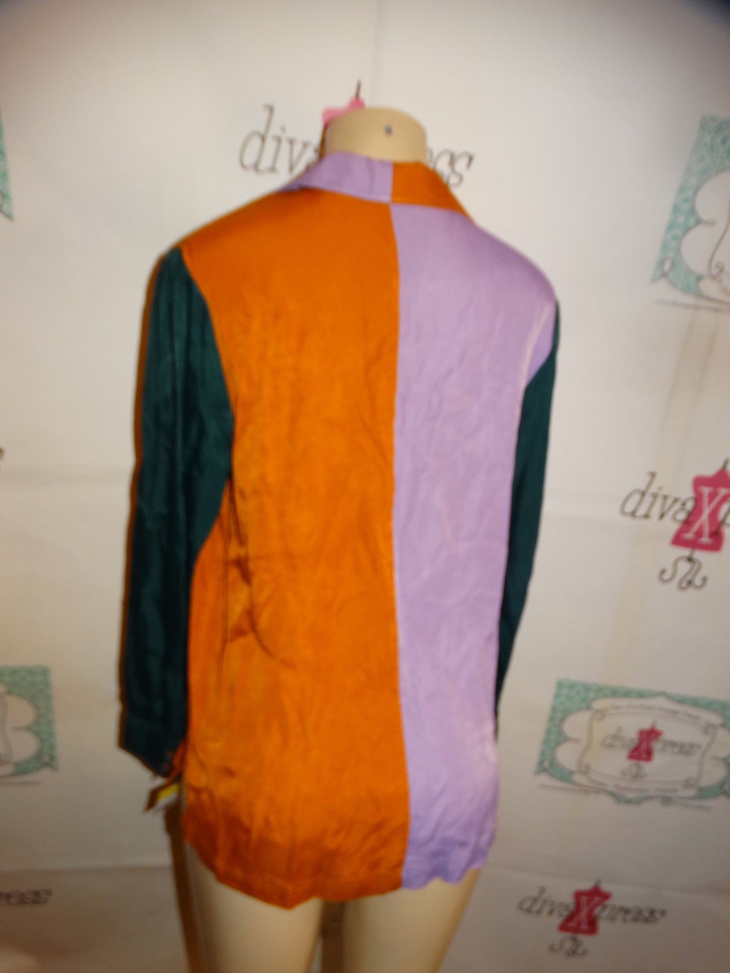 Farm Colorful Colorblock Top size M