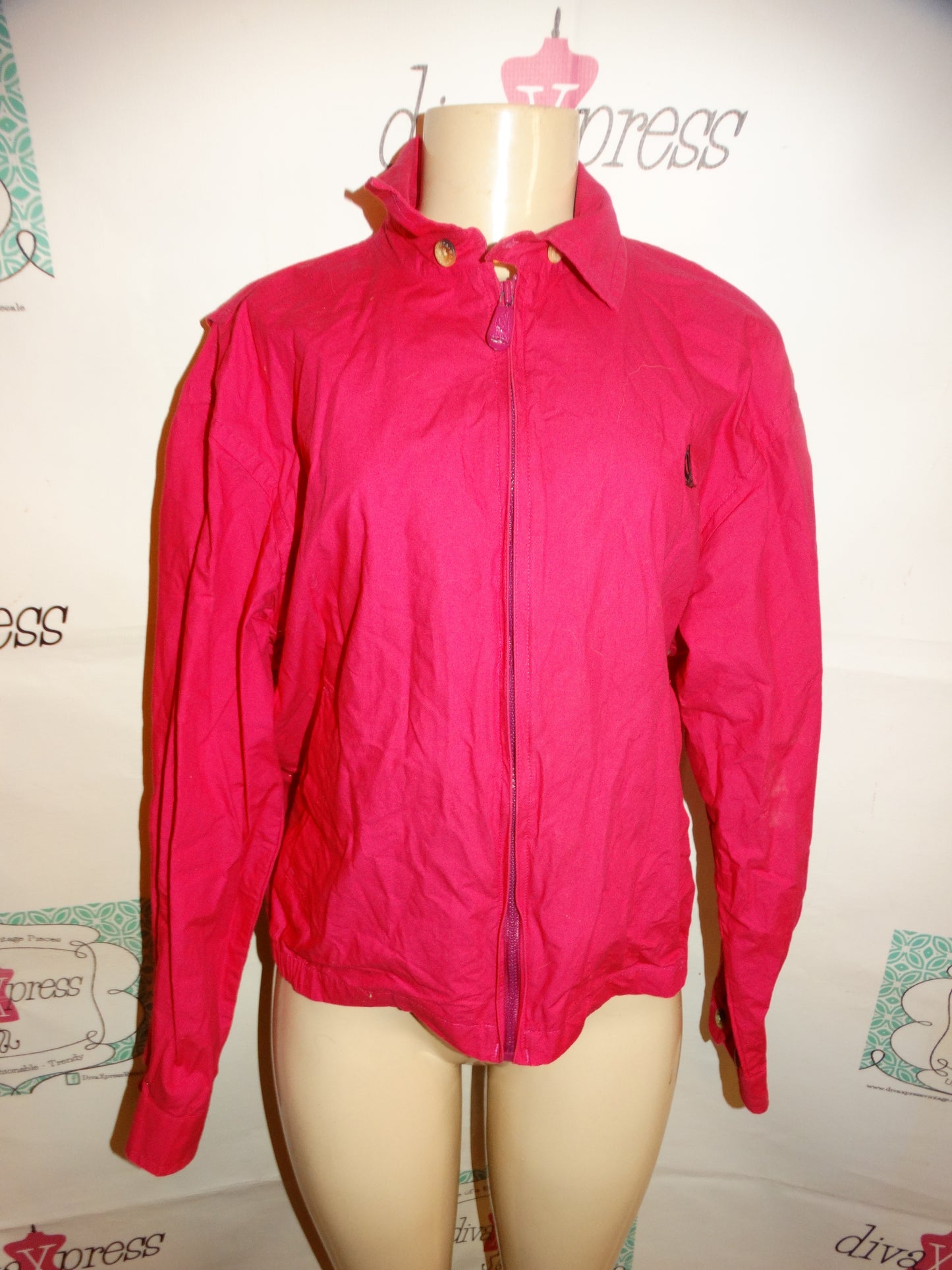 Vintage Nautica Pink Jacket Size M/L