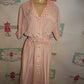 Vintage Classica Pink/White Stripe Dress Size XL