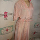 Vintage Classica Pink/White Stripe Dress Size XL