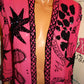 Vintage Pink Sequins Throw Size S
