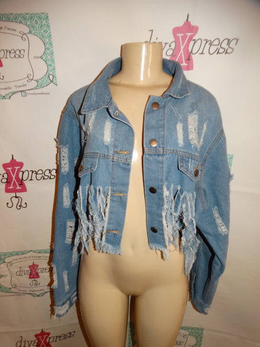 Touch Me JEAn Shingle Jacket Size 1x