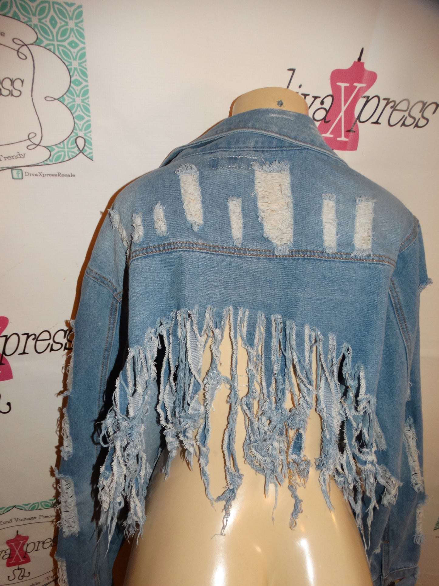 Touch Me JEAn Shingle Jacket Size 1x