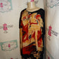 Vintage the African Scene Black/Tan Top Size 2x