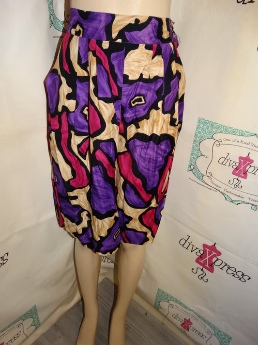 Vintage Intriguing Threads Pink/Purple Shorts Size L