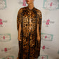 Vintage Leopard XL LOng Poncho Size 1 Size Fits All