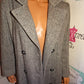 Vintage Nobey Fashion Gray  Wool Coat size S