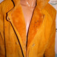 Vintage Mustard Yellow /Suede Coat Size L