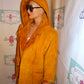 Vintage Mustard Yellow /Suede Coat Size L