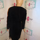 Vintage Phoenix Black Suede Shingle Dress Size S