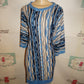 Vintage Buckner Blue Coogi Style Dress Size XL