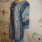 Vintage Buckner Blue Coogi Style Dress Size XL