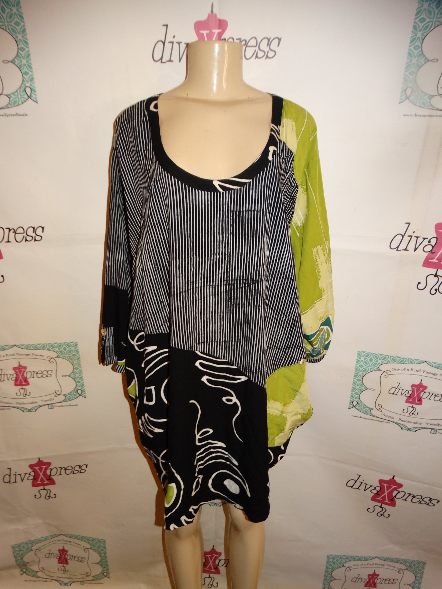 Vintage MLB Green/Black White Top Size 3x