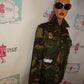 Army Fatigue Malcolm X Jacket Size M