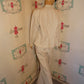 Vintage Ralph Lauren Cream/Black White Stripe Pants Set Size M