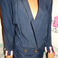 Vintage Over Under Blue/White  Red Blazer Size 2x
