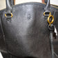 Authentic Black LEAther  Tory Burch Purse Size L