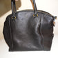 Authentic Black LEAther  Tory Burch Purse Size L