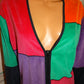 Vintage Jacylyn Sport Colorful Jacket/Top  Size M