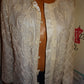 Vintage MattinG  Cream Sheer Lace Throw Size 1x