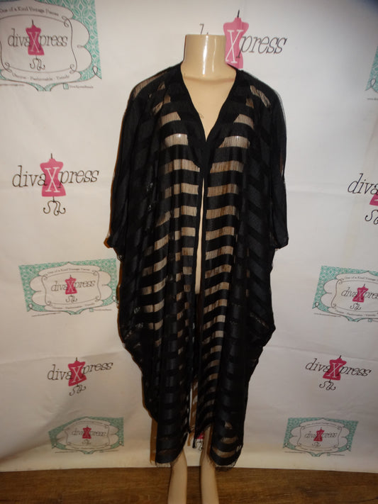 Vintage 3K Sheer Duster  Throw Size 2x-3x