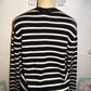 Disney Donal Duck Black/White Sweater Size L