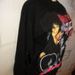 Whitney Houston Black Long Sleeve Sweater Shirt Size L