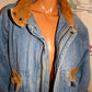 Vintage Levis Blue Jean Thick Jacket Size XL