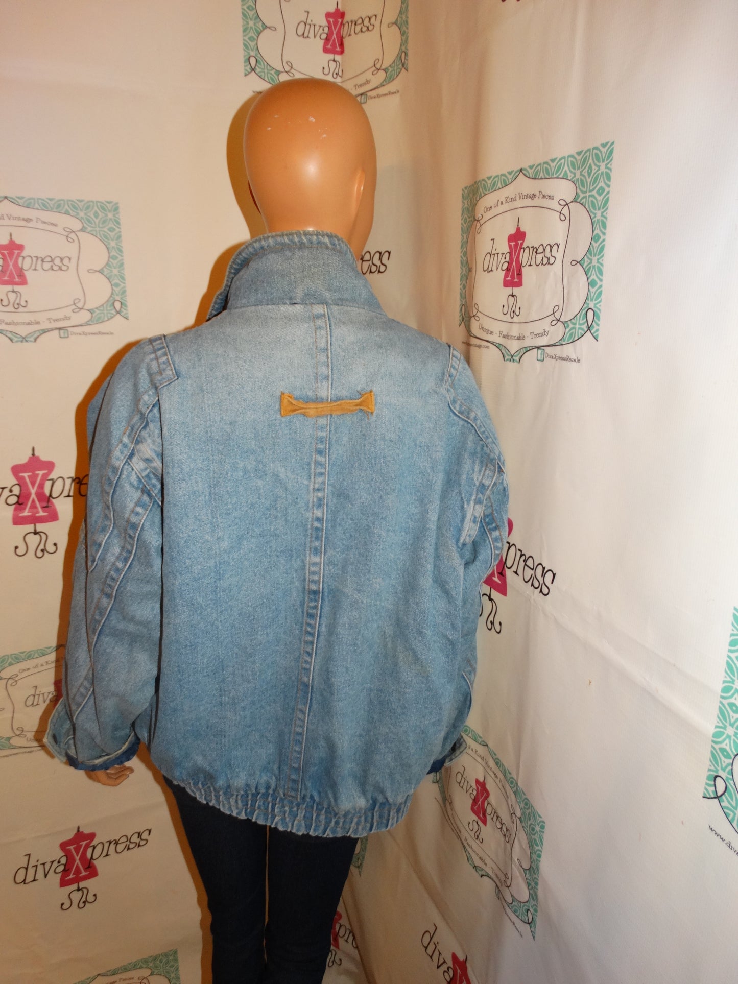 Vintage Levis Blue Jean Thick Jacket Size XL