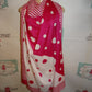 Vintage Pink/White Polka Dot Scarf