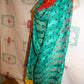 Vintage Green/Red/Mustard Yellow/Royal Blue Scarf Size L