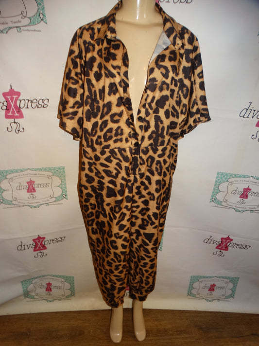 Leopard Romper Size 1x