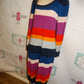 Pink Colorful Sweater Dress Size XL