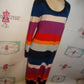 Pink Colorful Sweater Dress Size XL