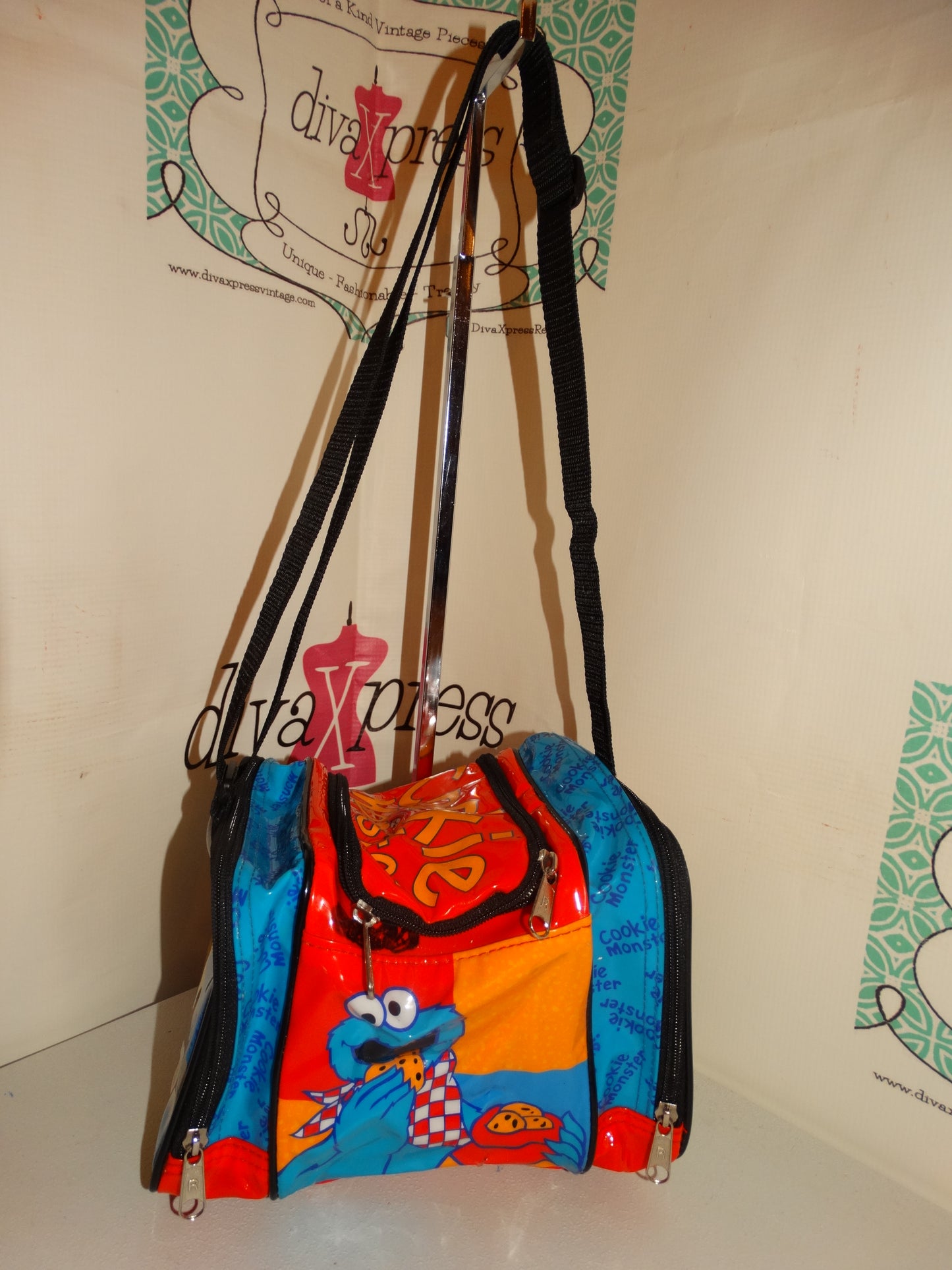 Vintage Sesame Street Pleater Bag Size M