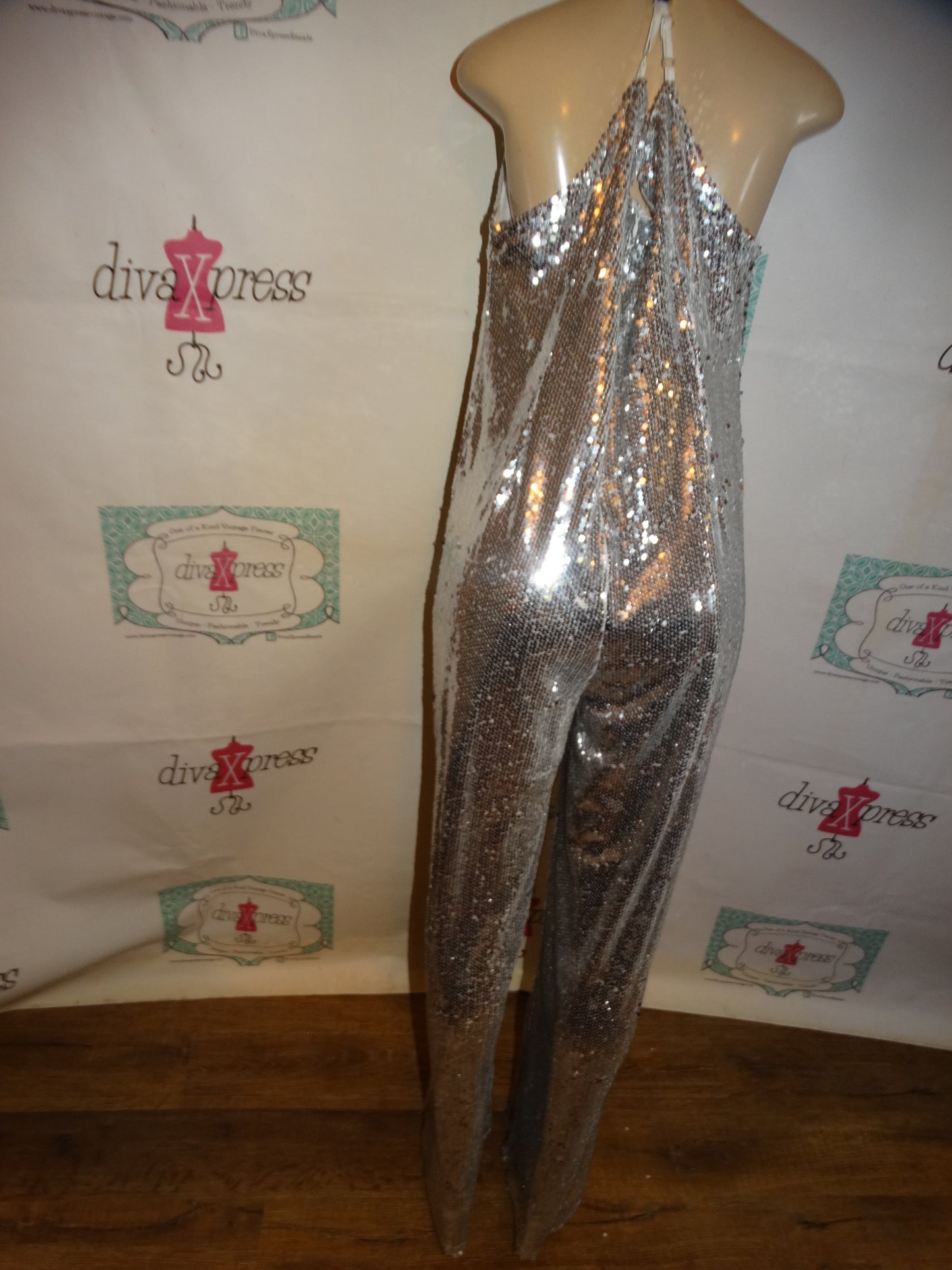 SIlver Sequins Jumper Size 1x