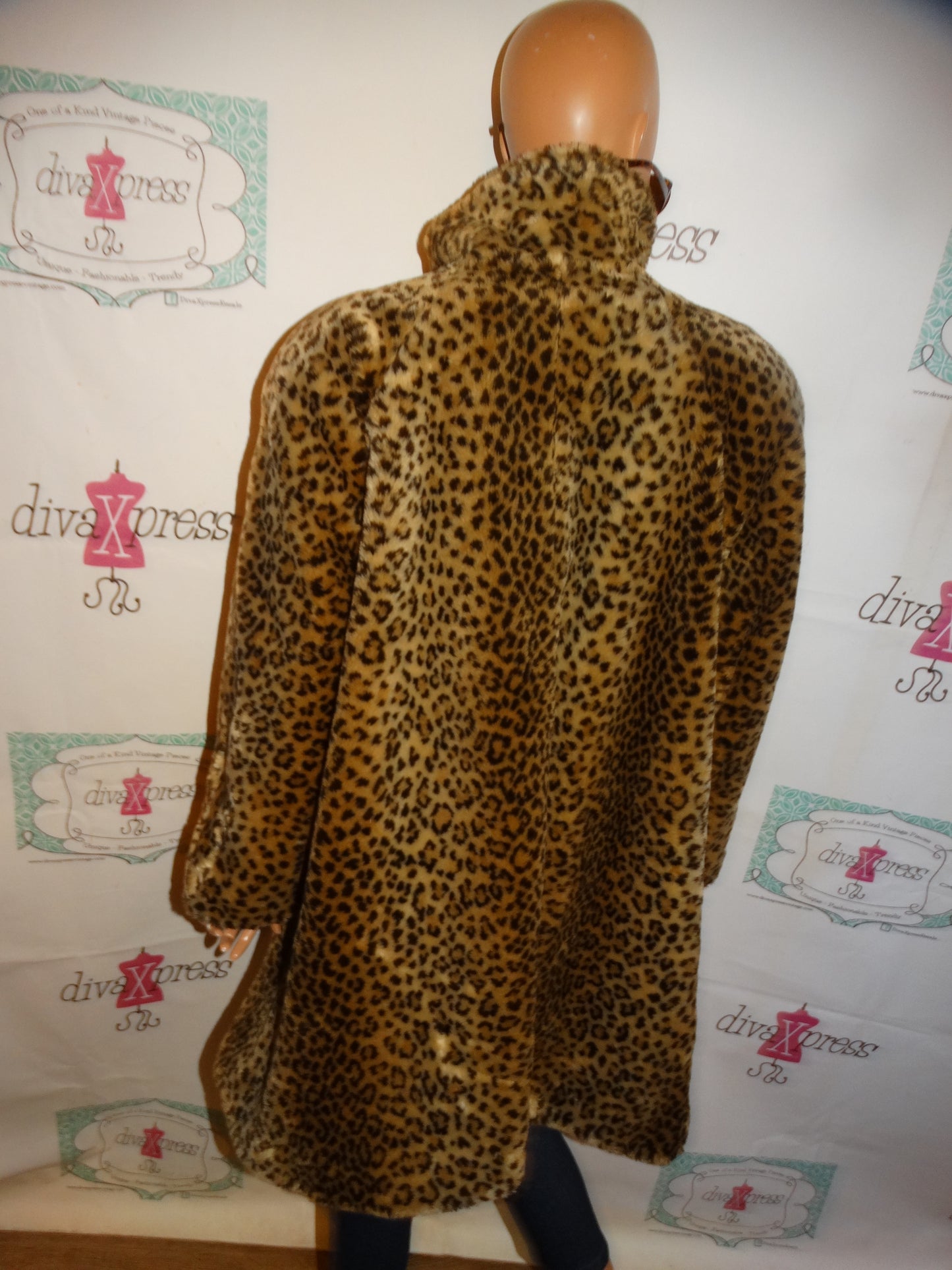 Vintage DonnyBrook Leopard Coat Size 2x