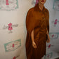 Vintage Anthony Richards Tan/Brown Poncho Size 1x
