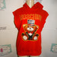 Moschino Red Teddy Bear Short Sleeve Sweat Shirt Size L