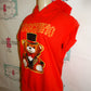 Moschino Red Teddy Bear Short Sleeve Sweat Shirt Size L