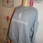 Blue/White Sweat Shirt Size  1x