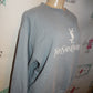 Blue/White Sweat Shirt Size  1x