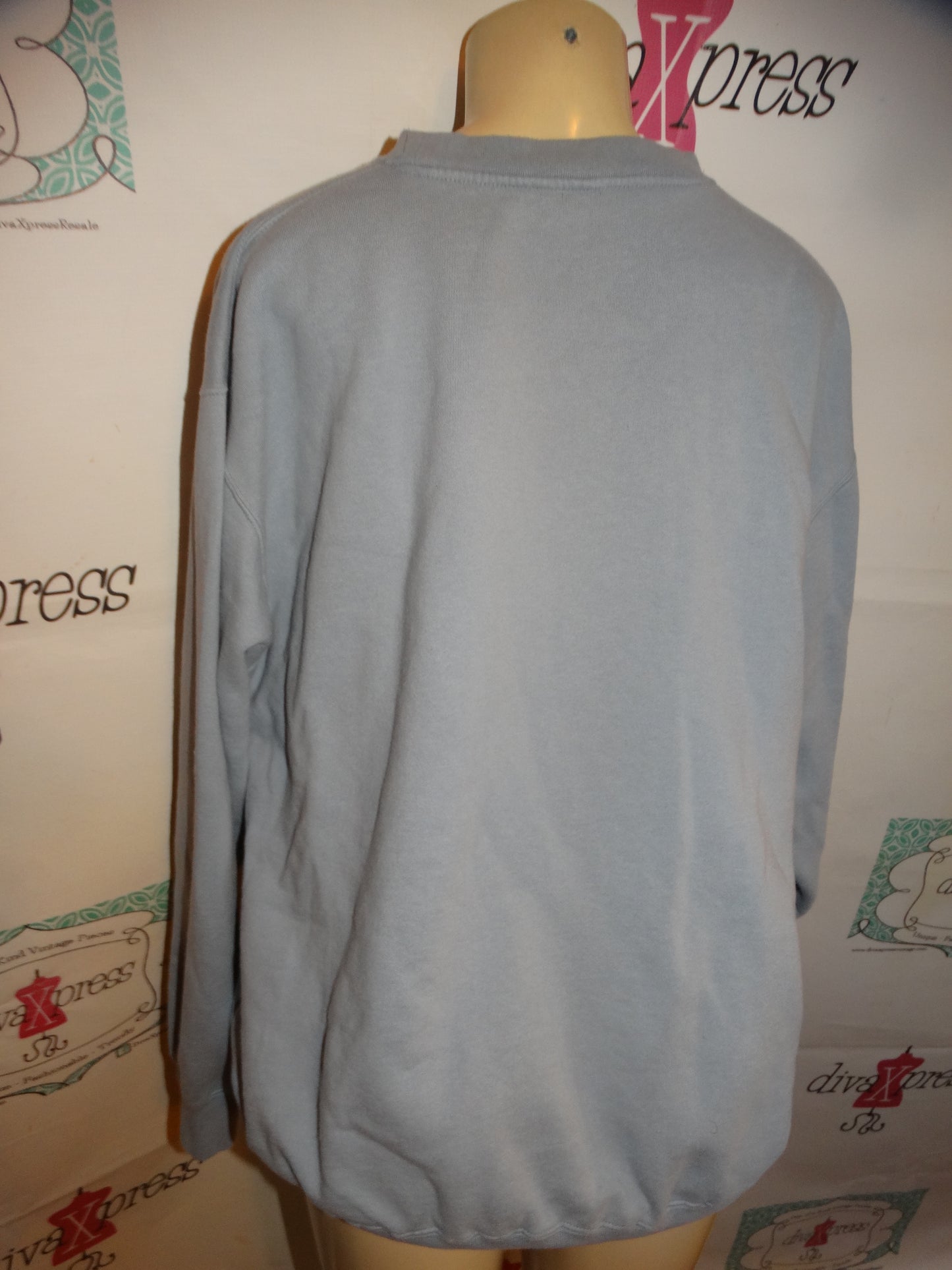 Blue/White Sweat Shirt Size  1x