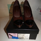 Authentic Chanel Burgundy Pumps Size 40  With Box