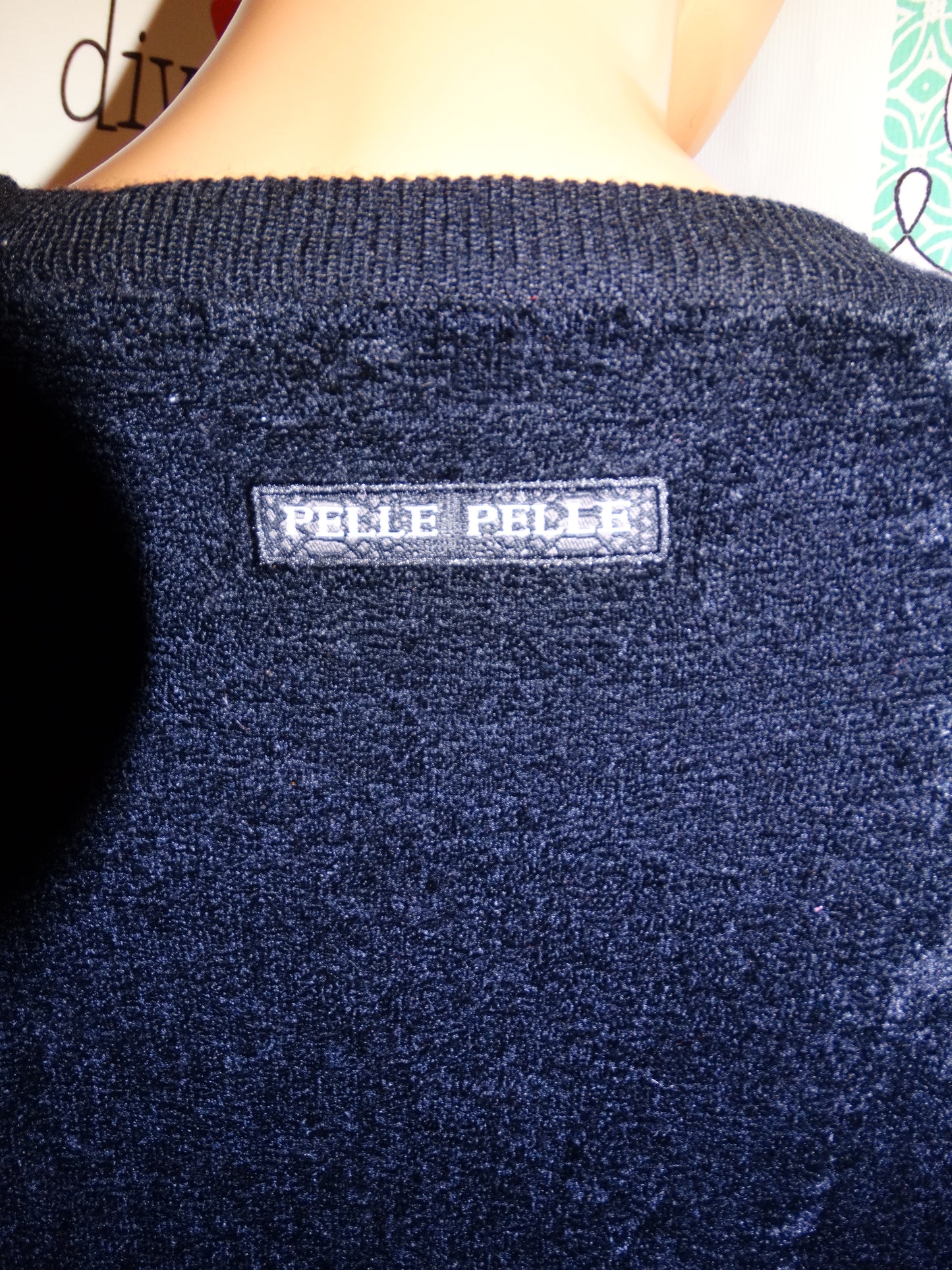 Vintage Pelle Pelle Black Lion Sweater Size 3x
