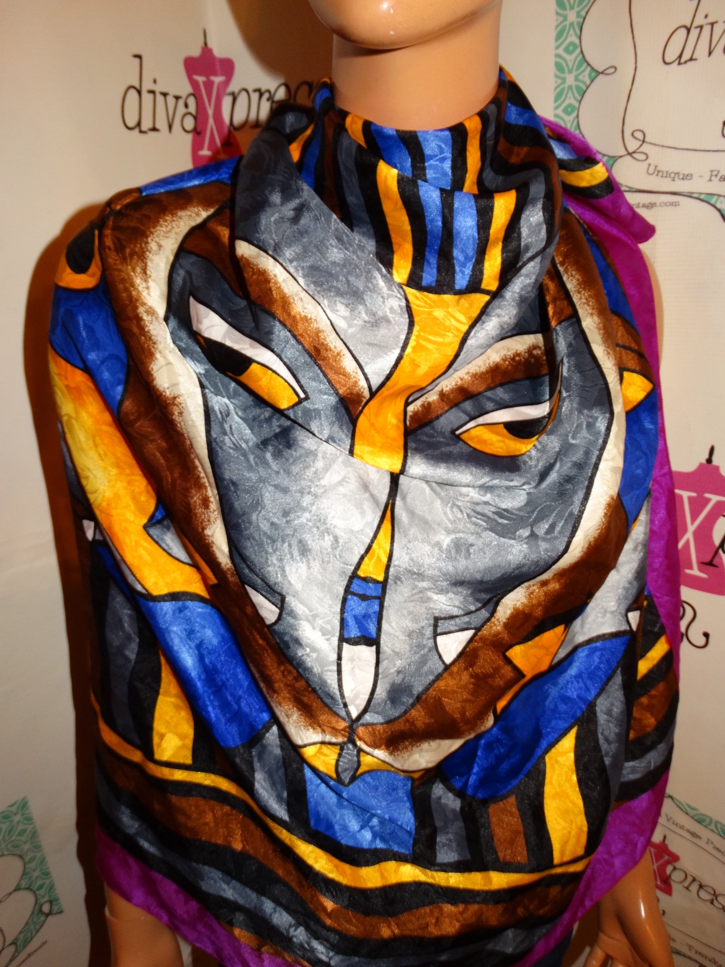 Vintage Picasco Face Scarf