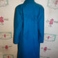 Vintage Ashley Scott Dark Turquoise Wool Coat Size 1x